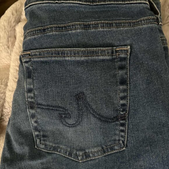 AG Farrah Boot Crop Mid Rise Fit Jeans Size 33 - Picture 4 of 6